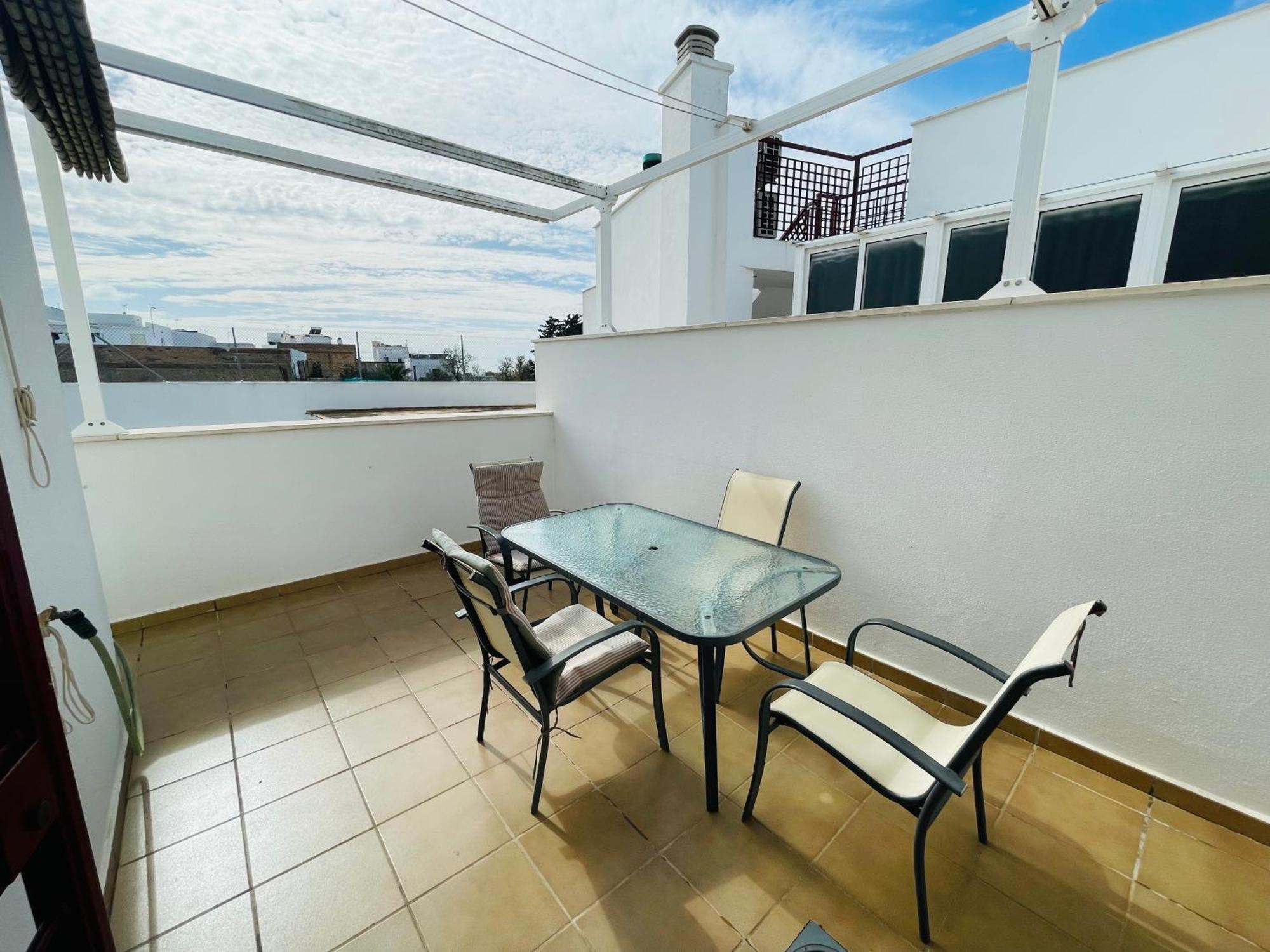 Atico Premium Conil Con 2 Terrazas, Parking, Piscina, Aire Ac Y Wifi -Solo Familias Y Parejas- Apartment โกนิล เด ลาฟรอนเตรา ภายนอก รูปภาพ